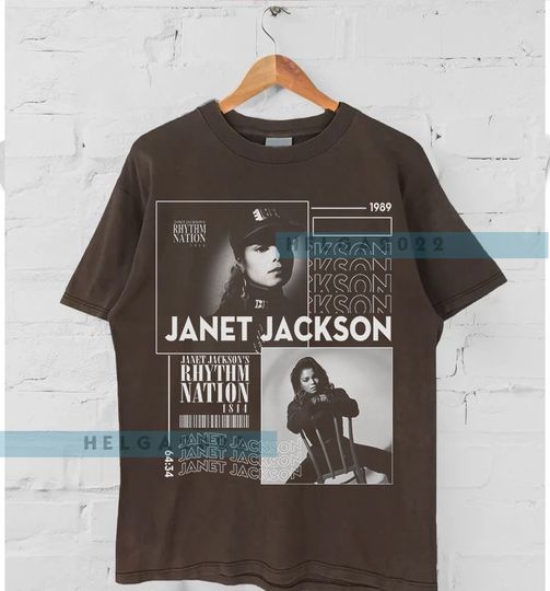 Janet Jackson Shirt, Janet Jackson world Tour Shirt, The Queen Of Pop T-Shirt