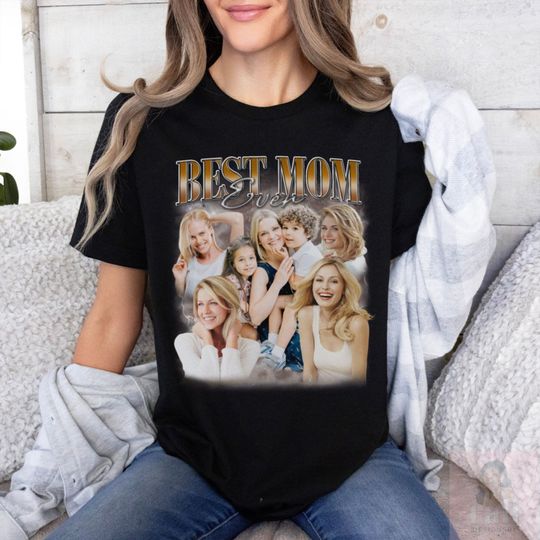 Custom Mother Bootleg Rap Tee, Mother's Day Shirt, Mother's Day Gift, Best Mom Ever Vintage Graphic 90s T-shirt, Retro Bootleg Photo Shirt