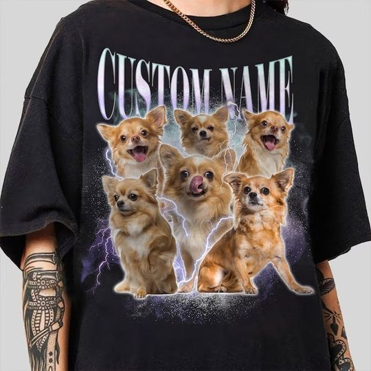 Custom Bootleg Rap Tee Shirt, Custom Dog Bootleg Shirt, Custom Dog Shirt, Personalized Dog Bootleg Shirt, Custom Dog's Version, Dog Shirt