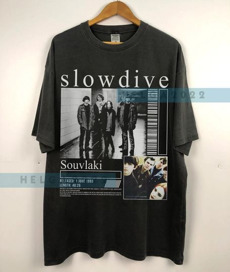 Slowdive Souvlaki shirt, Slowdive shirt , Slowdive  world tour shirt