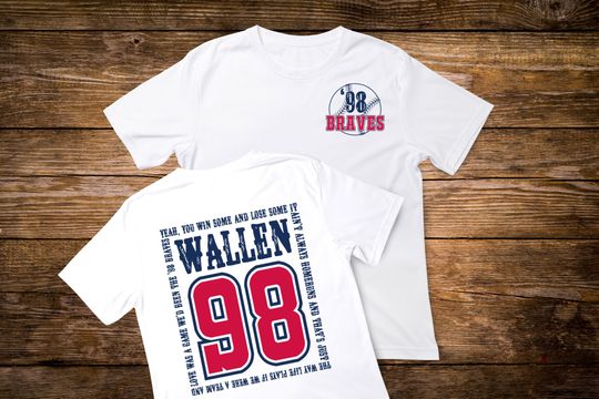 Braves 98 Shirt, Wallen Shirt, Wallen 98 Braves Shirt