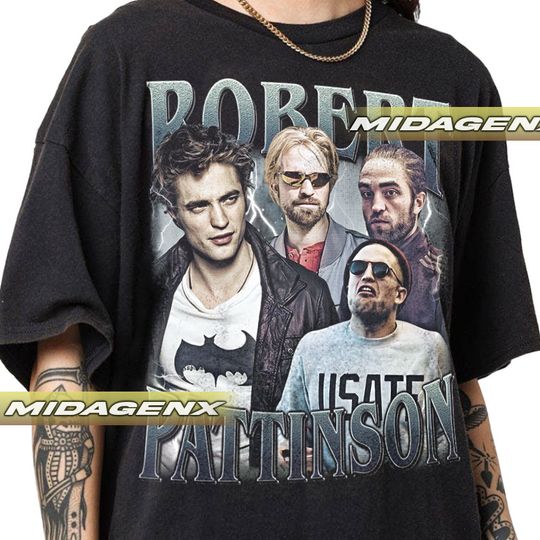 Limited Robert Pattinson Vintage T-Shirt, Gift For Women and Man Unisex T-Shirt