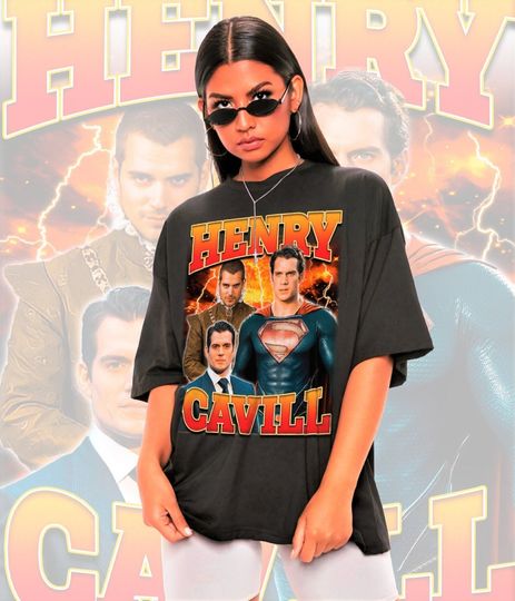 Retro Henry Cavill Shirt - Henry Cavill Tshirt,Henry Cavill T Shirt