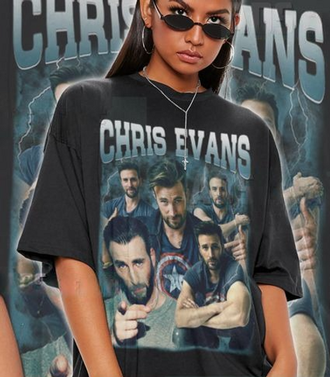 Chris Evans Shirt Gift For Women and Man Unisex Movie T-Shirt Vintage 90s Bootleg Homage ADS236