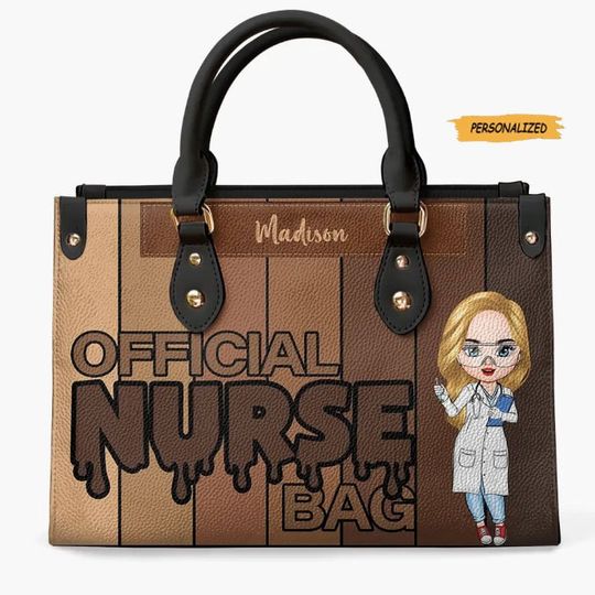 Official Nurse Bag Personalized Custom Leather Bag