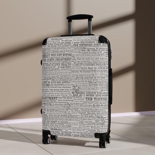 TTPD Suitcase, Taylor Suitcase, Suitcase for taylor version