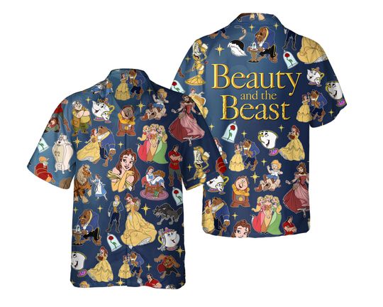 Beauty and the Beast Hawaiian Shirt
