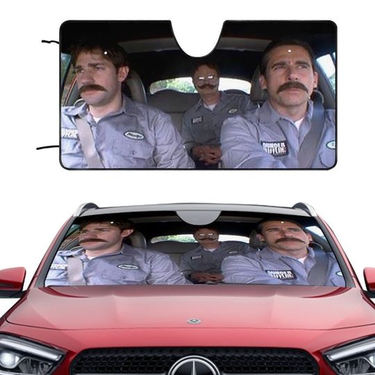 Office Scene Movie Car Sunshade - Father's Day Gifts