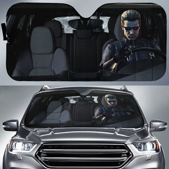 Albert Wesker Car Sun Shade, Father's Day Gifts
