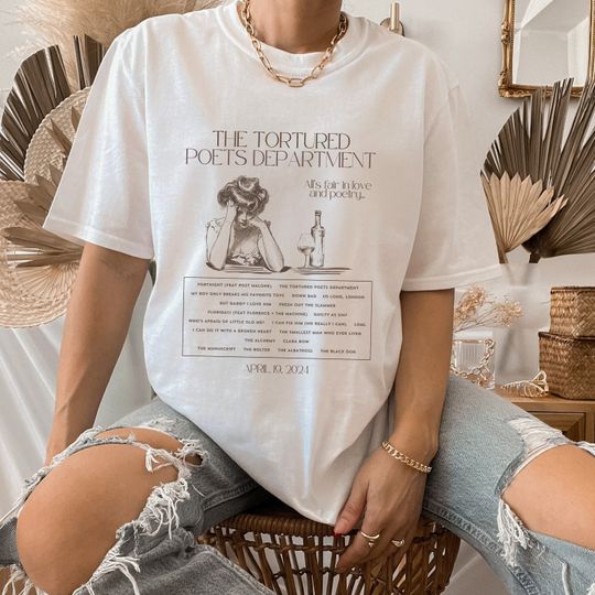 Taylor Shirt, The Tortured Poets Department Shirt