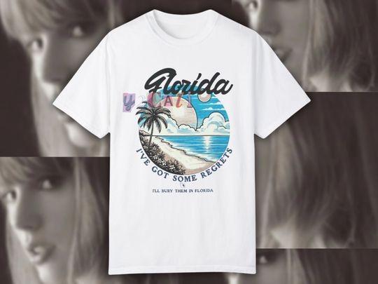 Florida!!! Taylor Shirt TTPD Vintage T-shirt, Taylor TTPD Inspired Shirt