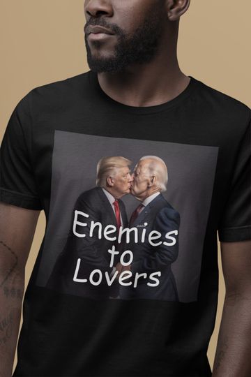 President Shirt, Donald Trump and Joe Biden Kissing Shirt