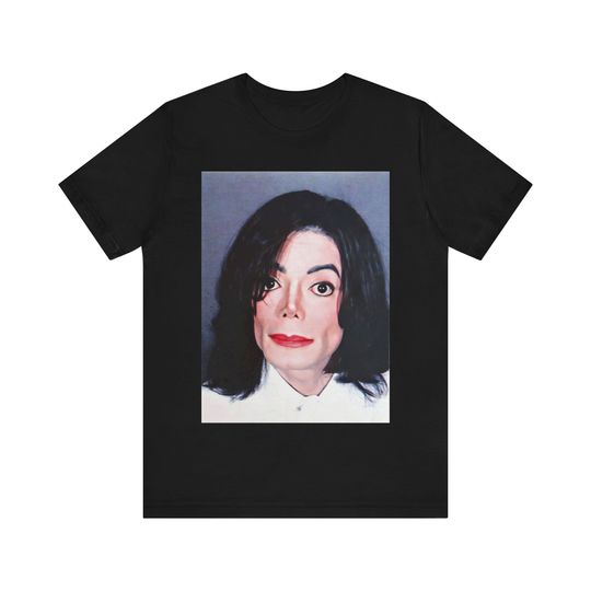 Michael Jackson Mugshot Tee, Short Sleeve Shirt