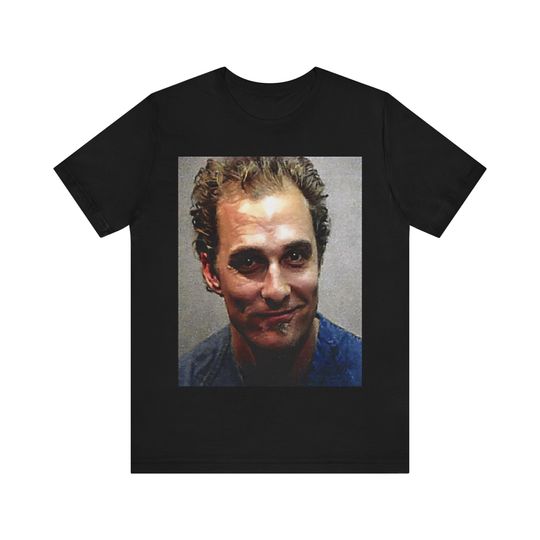 Matthew McConaughey Mugshot Tee, Short Sleeve Shirt