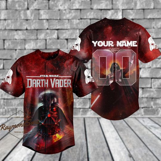 Darth Vader Jersey, Personalized Baseball Shirt, Darth Vader Jersey Shirt
