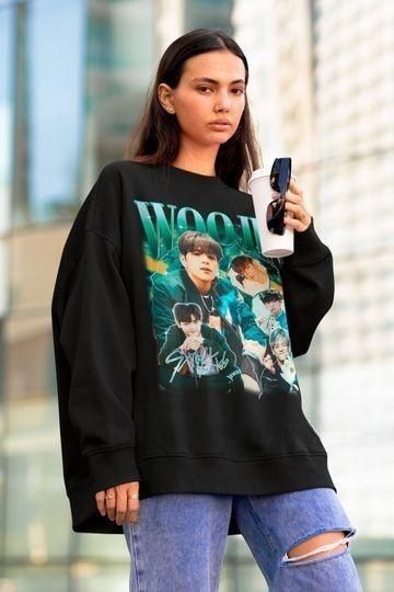 Stray Kids Woojin Retro 90s Sweatshirt