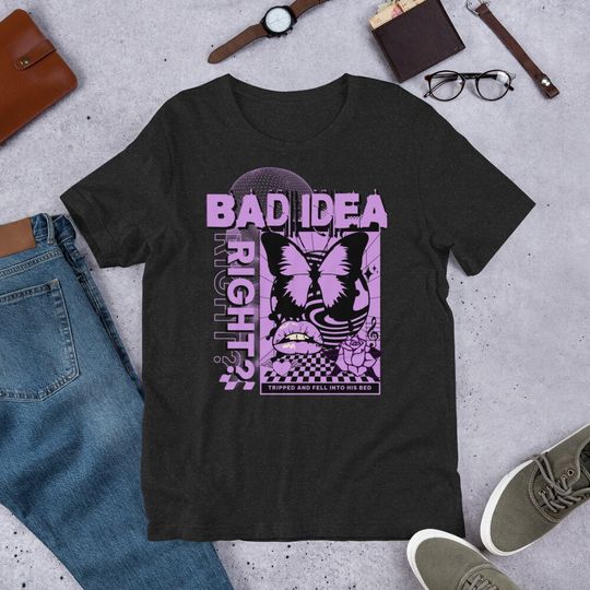 Bad Idea Right T-shirt, Olivia Rodrigo T-shirt, Guts Tour Tshirt