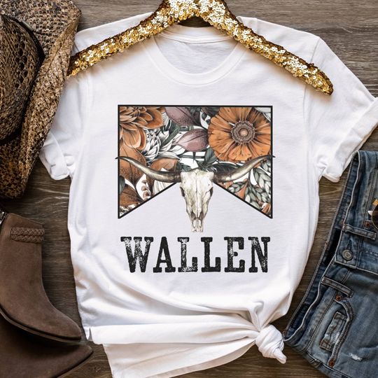 Cowboy Wallen Tee, Wallen Shirt, Country Concert Shirt, Wallen Tshirt, Wallen Concert Tee, Country Graphic Tee, Wallen T-Shirt, Cowboy Shirt