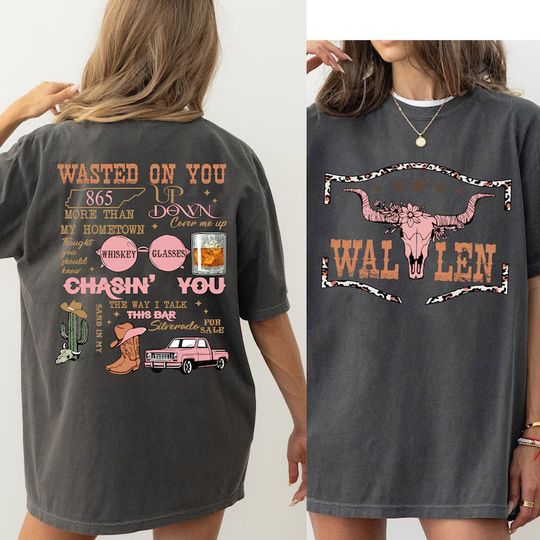 Wallen Shirt, Wallen Bullhead Shirt, Wallen T-Shirt, Wallen Westerns gift, Wallen Western T-Shirt, Cowboy Wallen Shirt