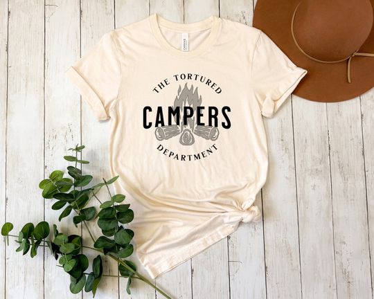 Tortured Campers Department T-Shirt, Camping Shirt, Gift for Camping