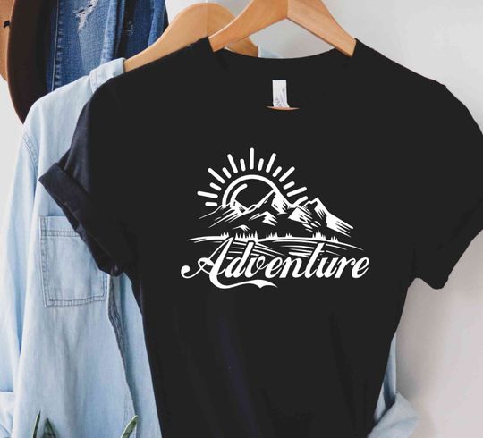 Adventure TShirt, Adventure Shirt, Camping Shirts, Mountain TShirt