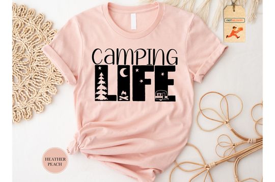 Camping Life Shirt, Family Camping Vacation Tshirt, Camp Shirt, Travel Shirt