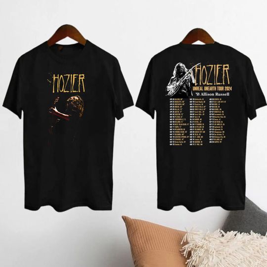 2024 Hozier Unreal Unearth Tour Shirt, Hozier Shirt, Hozier 2024 Concert Shirt