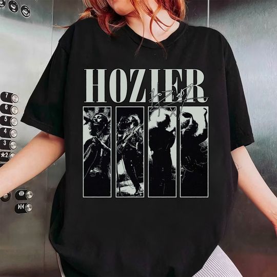 Hozier 90s Vintage Shirt, Hozier Album Graphic Tee, Gothic Angels Floral Fairy Shirt, Hozier Music Tour Shirt