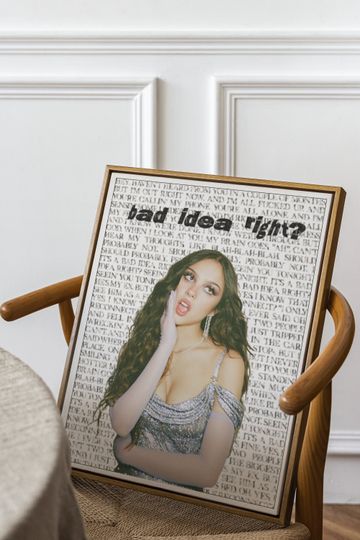 Olivia Rodrigo - It's A Bad Idea Right? Poster