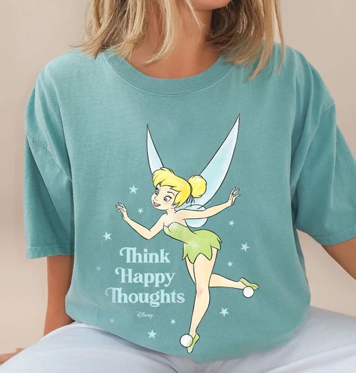 Think Happy Thoughts Shirt, Disney Shirt