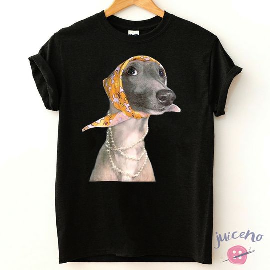 Funny Dog Art T-Shirt, Dog Art Print Shirt, Cute Dog Shirt, Dog Lovers Shirt