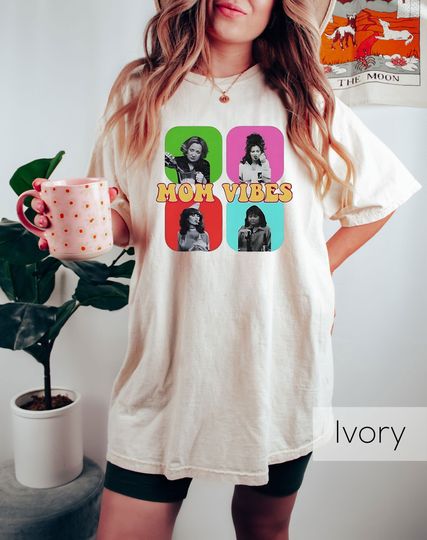 Mom Vibes T-shirt, Comfort Colors Shirt, Mothers Day