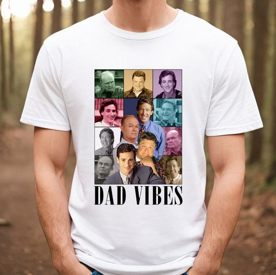 Sitcom Dad Vibes Shirt, Funny Dad Shirt, Dad Life Shit, Dad Vibes