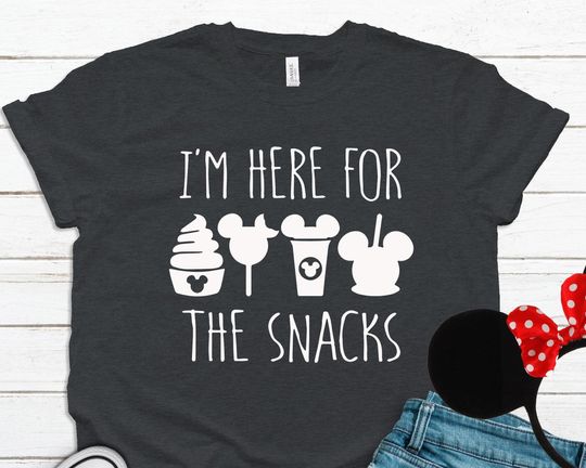 Im here for the snacks T-Shirt | Disneyland