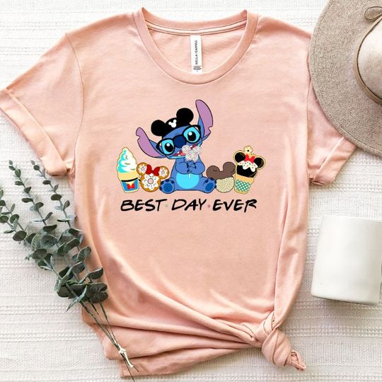 Disney Stitch Best Day Ever, Disney Snacks Shirt, Stitch Snacks Shirt, Disney Vacation Trip Shirt