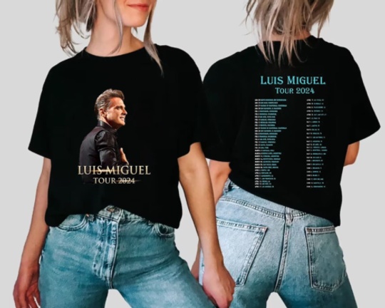 Luis Miguel Tour 2024 Double Sided Shirt