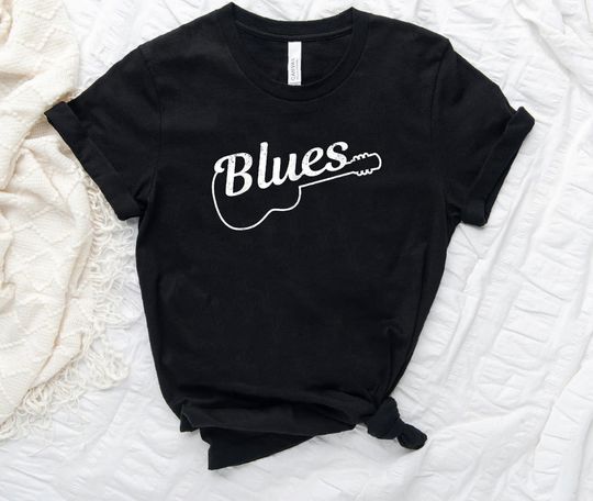 Blues Music Guitar Player Guitarist Vintage Musician Gift T-shirt
