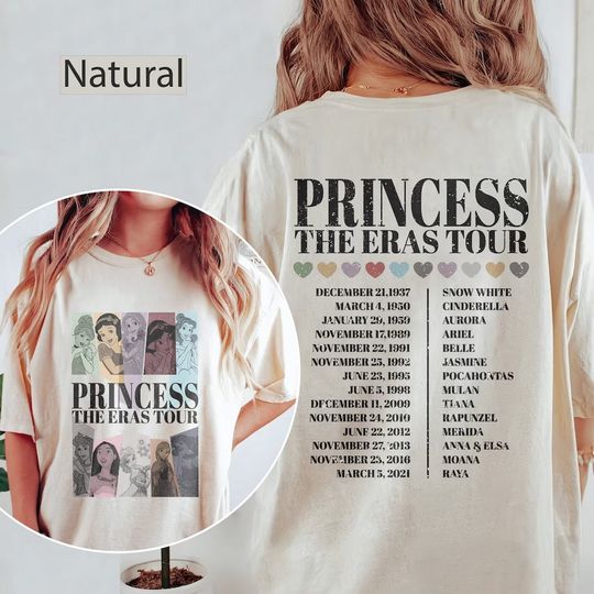Princess Eras Tour Shirt, Disney Princess
