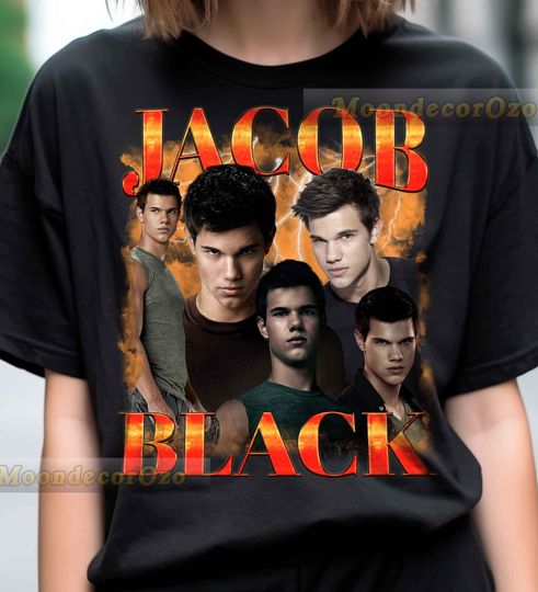 Limited Vintage Jacob Black Tshirt, Jacob Black Hoodie, Jacob Black Sweatshirt, Jacob Black Rock Style Bootleg Tee
