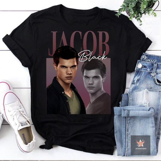 Jacob Black Twilight Saga Vintage T-Shirt, Jacob Black Shirt, Jacob Lovers  Shirt, Twilight Shirt