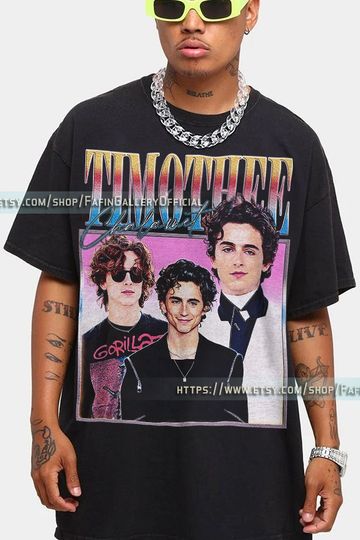 RETRO Timothee Chalamet Vintage Shirt | The kinngg Homage Tshirt | Timothee Chalamet Duune Fan Tees