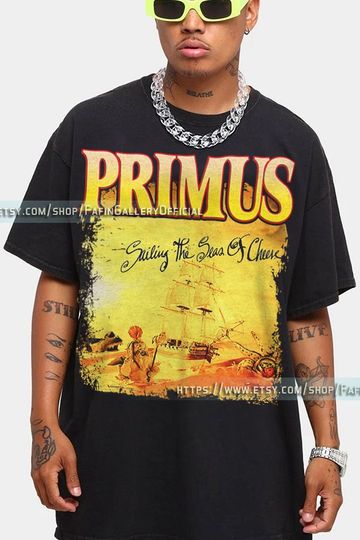 PRIMUS Tshirt, Primus Shirt, American rock band Primus Sailing The Sea Of Cheese T-shirt,