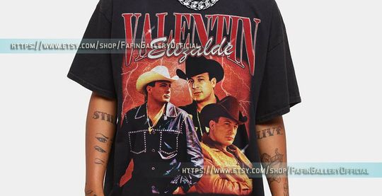 Valentin Elizalde Shirt, El Gallo de Oro Singer-Songwriter Shirt, KAM Mexican Corridos Songwritter Shirt