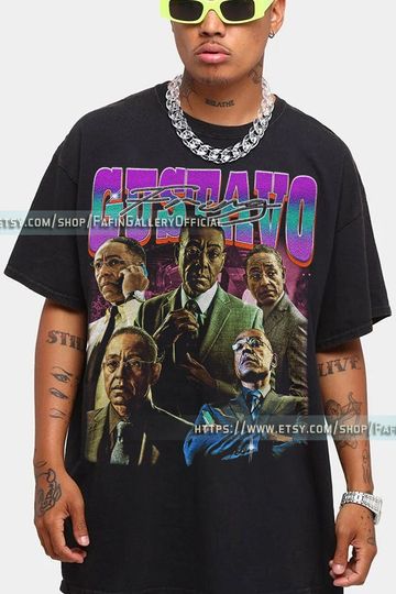 GUSTAVO FRING Vintage Retro Tshirt, Los Pollos Gustavo Fring Chille Shirt, Salamanca Breakingg Bad Fan Shirt Heisenberg Shirt