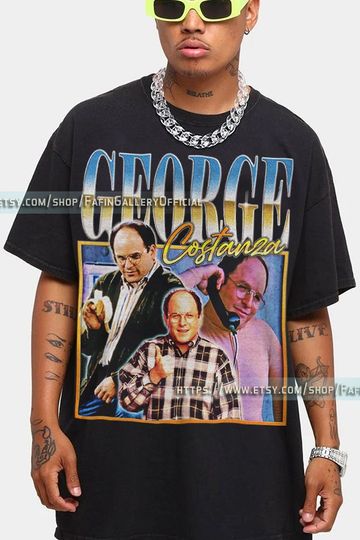 RETRO GEORGE Costanza Shirt, George Seinfield Shirt, George Costanza Shirt, George Costanza Homage Shirt
