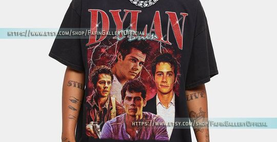 RETRO DYLAN O'BRIEN Shirt, Dylan Rhodes O'Brien Fan Tees, American Actor, Teen Wolf, Thomas Maze Dylan Actor Tee