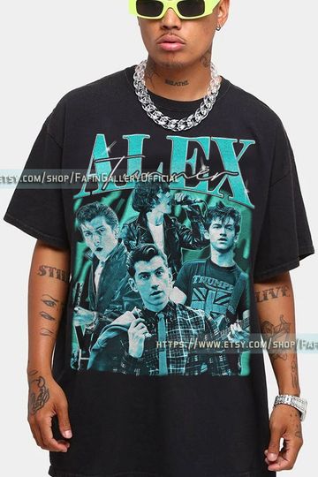 ALEX TURNER Vintage Shirt, Alex Turner Vocalist Singer Tshirt, Alex David Turner Fan Tees, Alex Turner Retro 90s