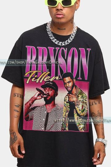CLASSICS BRYSON TILLER Unisex Vintage 90s Style Retro Shirt | Rap Hip Hop Bryson T Shirt