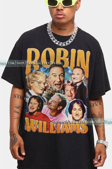 Robin Williams Vintage Inspired Shirt, Carpe Diem 90s Retro Homage Robin Williams Tribute Shirt