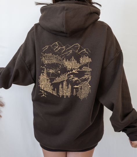 Granola Girl Nature Hoodie, Y2K hoodie, Camping Hoodie, National Parks Hoodie